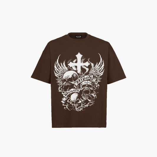 Brown Skulls T-Shirt