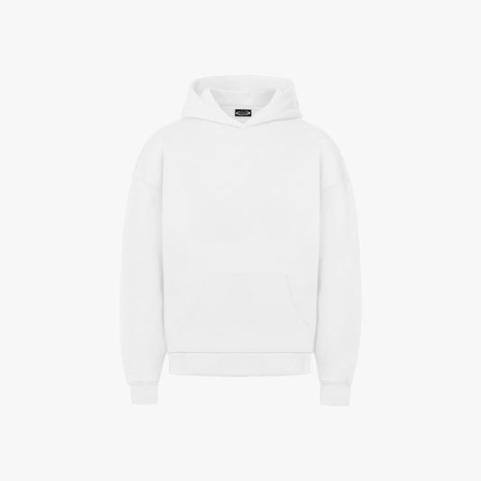 White Basic Hoodie