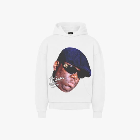 White Notorious Hoodie