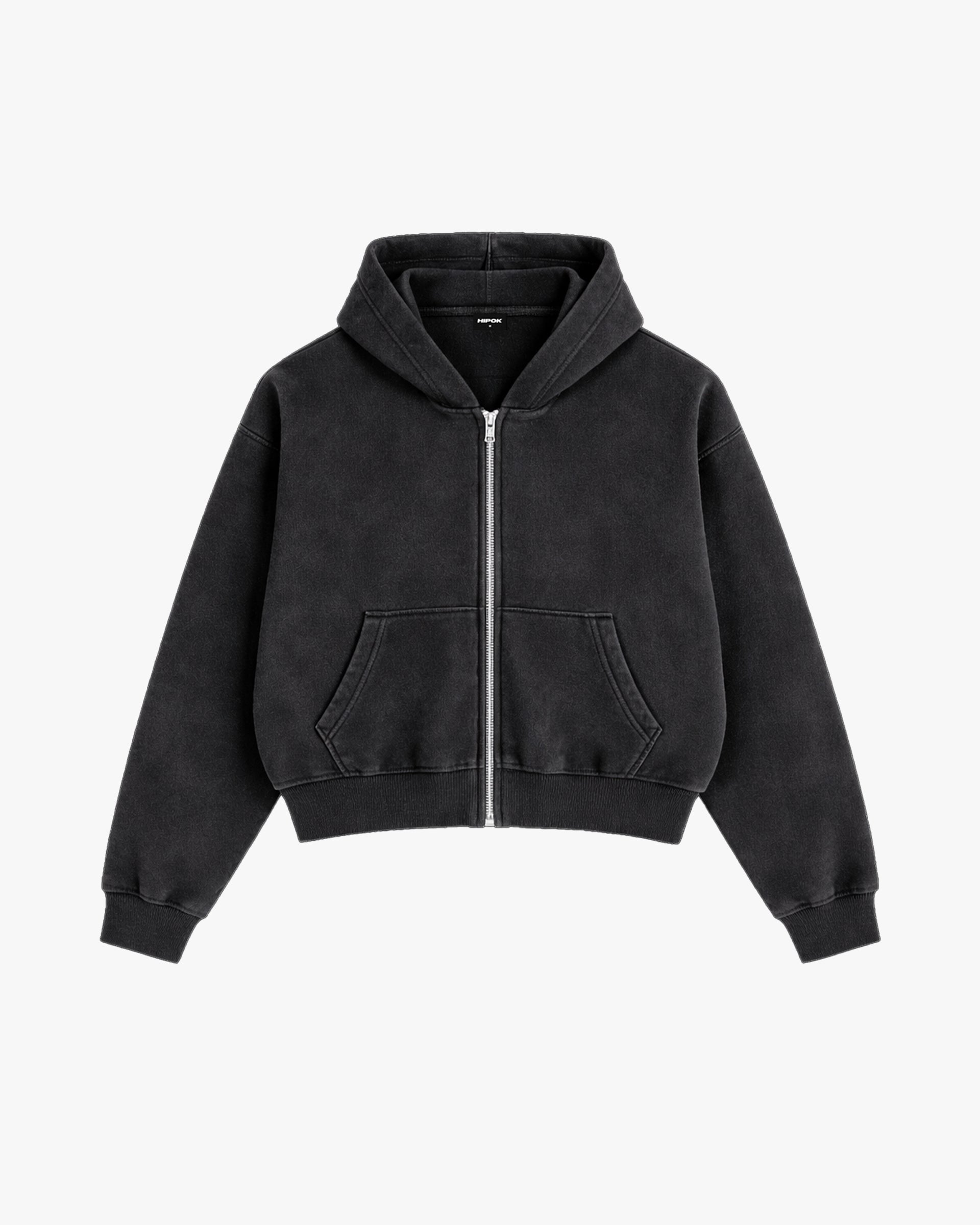 Zip Hoodie – Boxy Fit