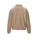 Beige Suede Jacket - Hipok Brand