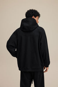 Black Arc Seam Hoodie - Hipok Brand