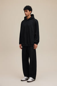 Black Arc Seam Hoodie - Hipok Brand
