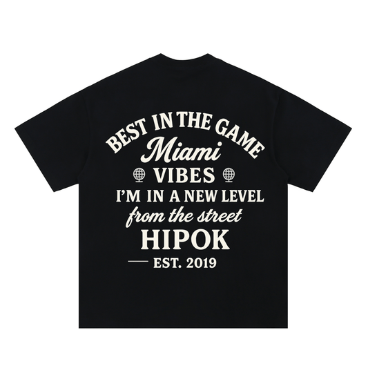 Black Best in the game T-Shirt - Hipok Brand