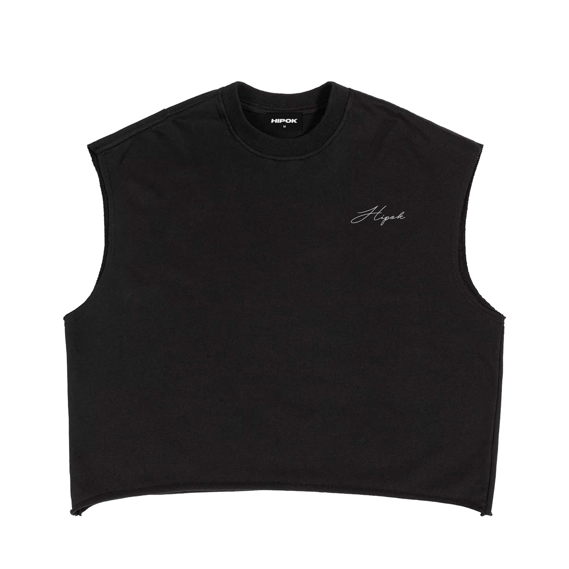 Black Boxy Fit Tank Top - Hipok Brand