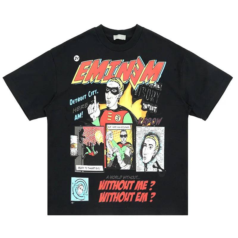 Black Eminem T-Shirt