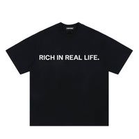 Black Rich T-Shirt - Hipok Brand