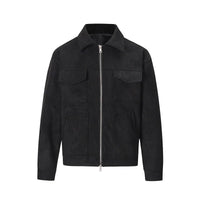 Black Suede Jacket - Hipok Brand