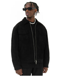 Black Suede Jacket - Hipok Brand