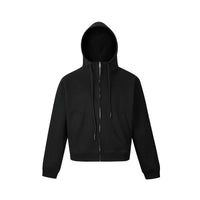 Black Zip - up Hoodie - Hipok Brand