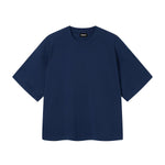 Blue Boxy Fit Basic T-Shirt - Hipok Brand