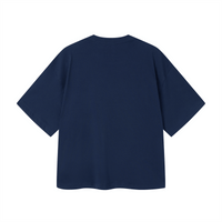 Blue Boxy Fit Basic T-Shirt - Hipok Brand