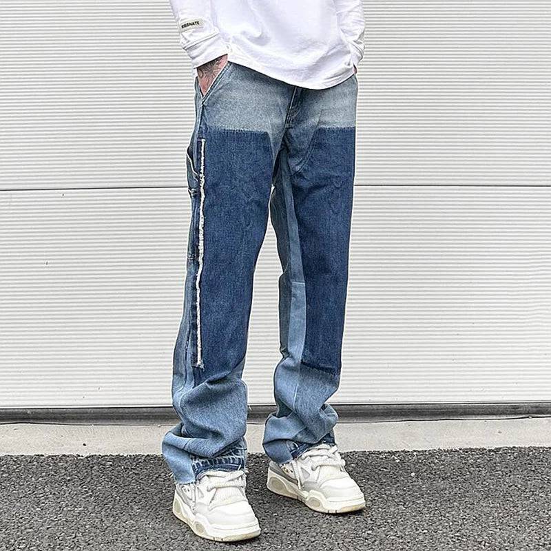 Blue Patch Flare Denim