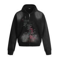 Chaos Zip Hoodie - Hipok Brand