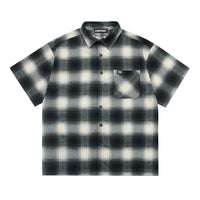 Charcoal Plaid Chicano Shirt - Hipok Brand