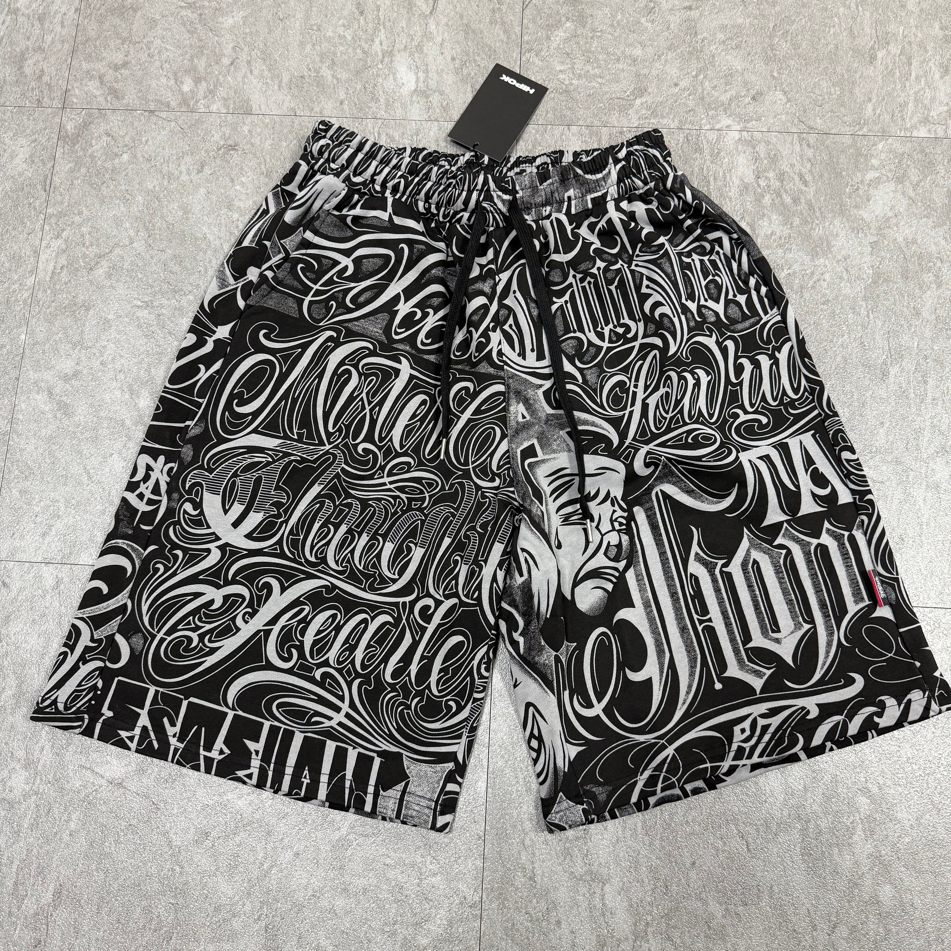 Chicano shorts fully laid out on floor