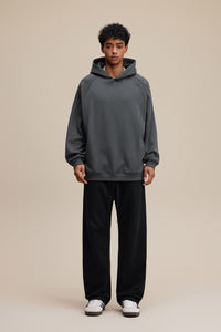 Dark Grey Arc Seam Hoodie - Hipok Brand