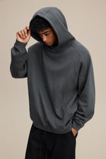 Dark Grey Arc Seam Hoodie - Hipok Brand