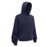 Essential Zip Hoodie – Blue - Hipok Brand