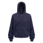 Essential Zip Hoodie – Blue - Hipok Brand