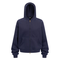 Essential Zip Hoodie – Blue - Hipok Brand