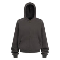 Essential Zip Hoodie – Dark Grey - Hipok Brand