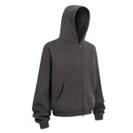 Essential Zip Hoodie – Dark Grey - Hipok Brand