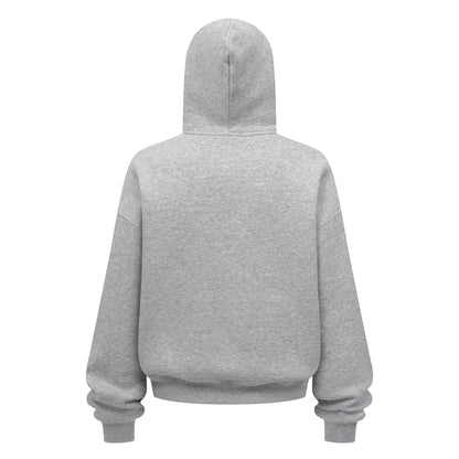 Essential Zip Hoodie – Light Grey - Hipok Brand