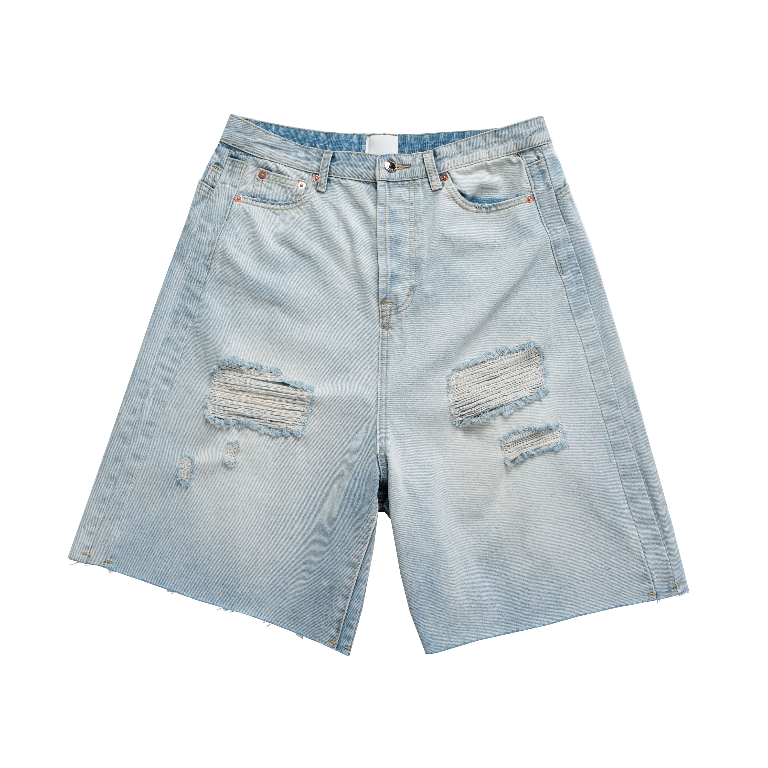 Flow Ripped Denim Shorts