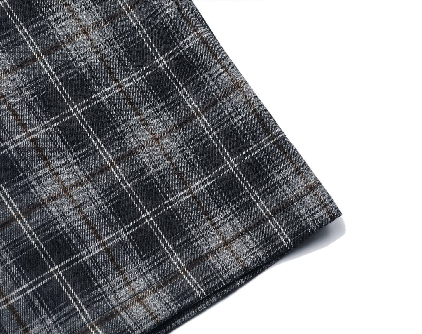 Graphite Plaid Chicano Double Pocket Shirt - Hipok Brand