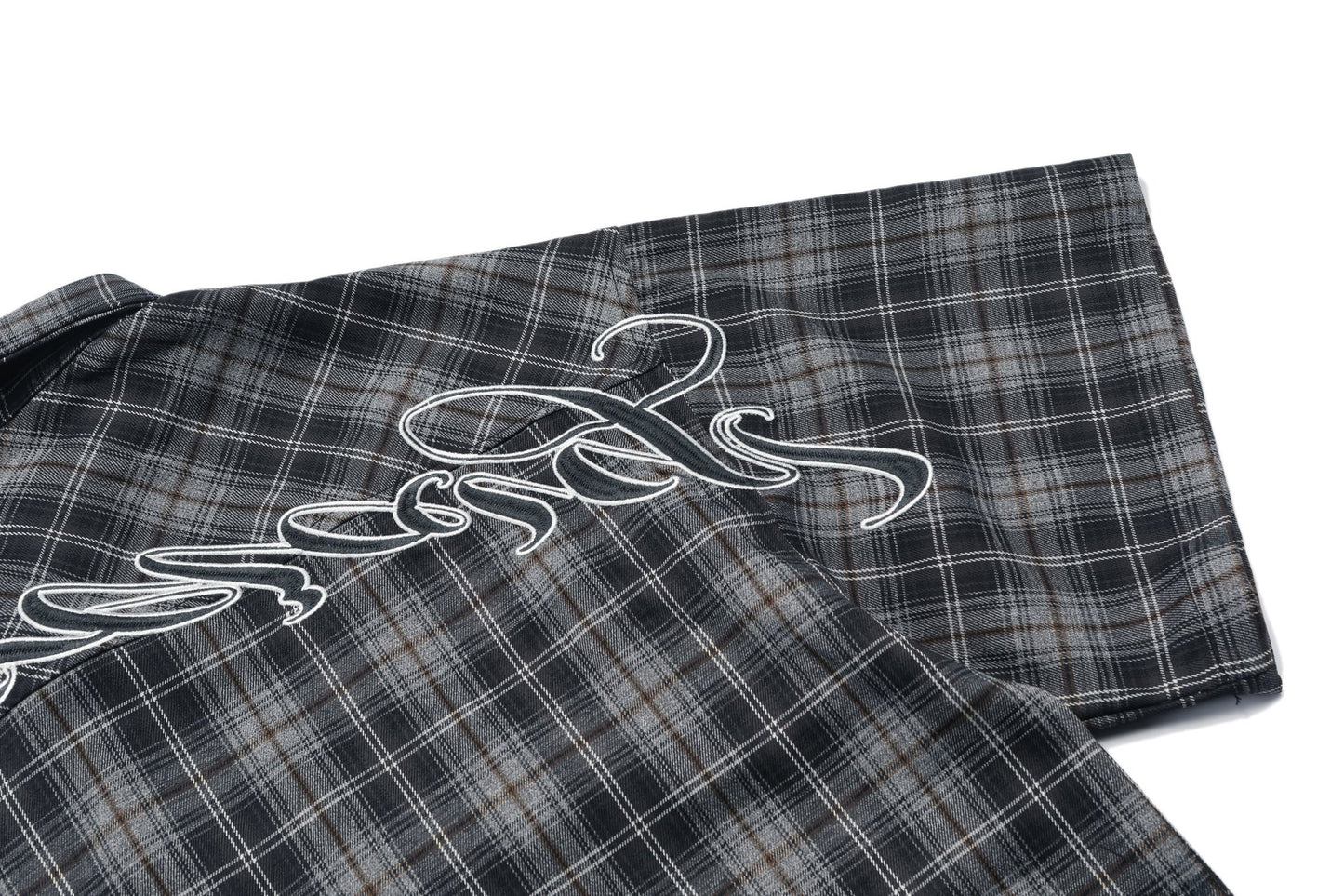 Graphite Plaid Chicano Double Pocket Shirt - Hipok Brand