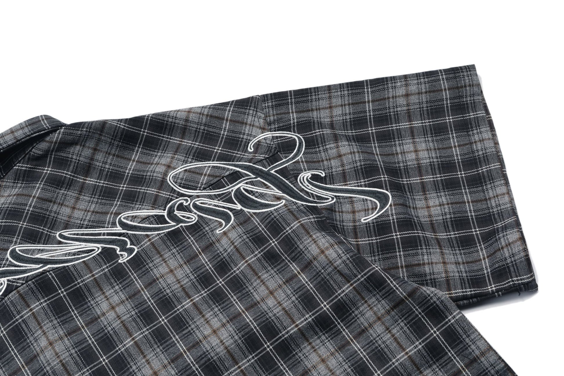 Graphite Plaid Chicano Double Pocket Shirt - Hipok Brand