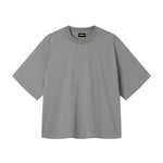 Grey Boxy Fit Basic T-Shirt - Hipok Brand