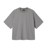Grey Boxy Fit Basic T-Shirt - Hipok Brand