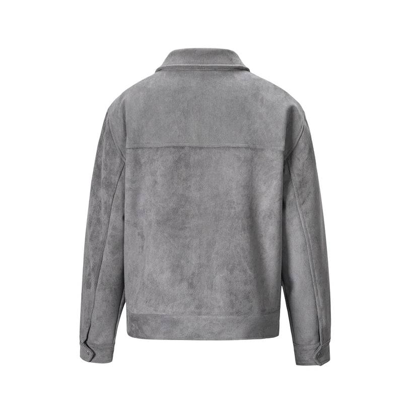 Grey Suede Jacket