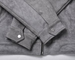 Grey Suede Jacket - Hipok Brand