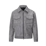 Grey Suede Jacket - Hipok Brand