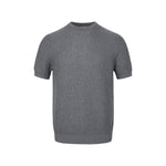 Grey Waffle Knit T-Shirt - Hipok Brand