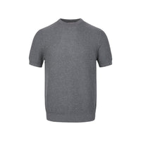 Grey Waffle Knit T-Shirt - Hipok Brand