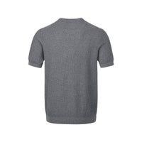 Grey Waffle Knit T-Shirt - Hipok Brand