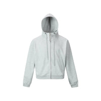Grey Zip - up Hoodie - Hipok Brand