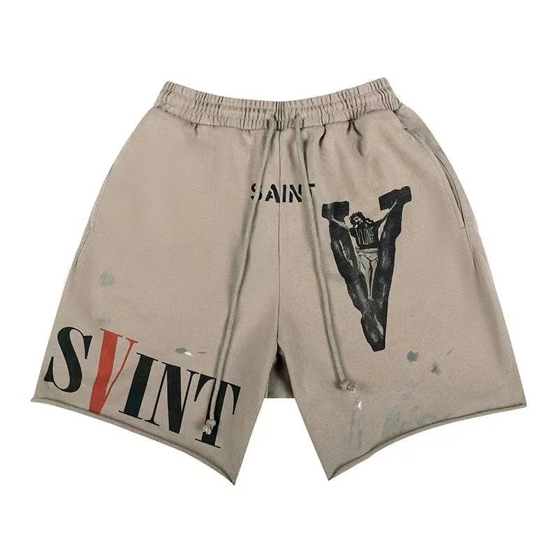 Khaki Saint Shorts