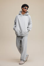 Light Grey Arc Seam Hoodie - Hipok Brand
