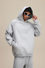 Light Grey Arc Seam Hoodie - Hipok Brand