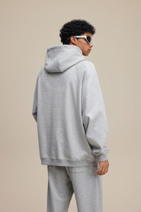 Light Grey Arc Seam Hoodie - Hipok Brand