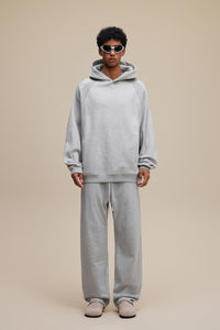 Light Grey Arc Seam Hoodie - Hipok Brand