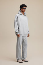 Light Grey Arc Seam Hoodie - Hipok Brand