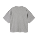 Light Grey Boxy Fit Basic T-Shirt - Hipok Brand