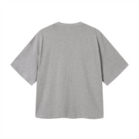 Light Grey Boxy Fit Basic T-Shirt - Hipok Brand