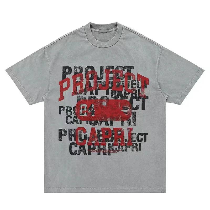 Light Grey Project Graffiti T-Shirt